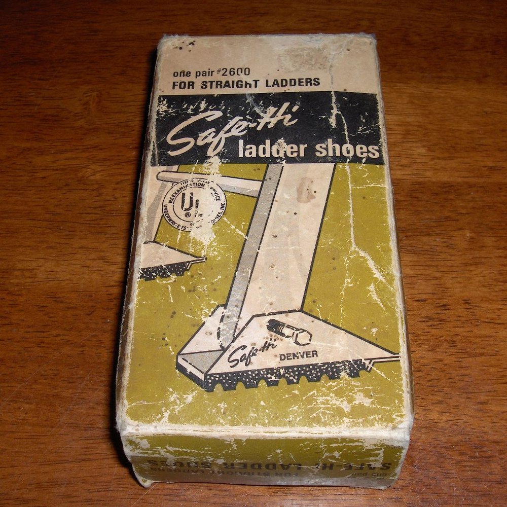 Ladder Feet, 2 with hardware and instructions, Never Used
